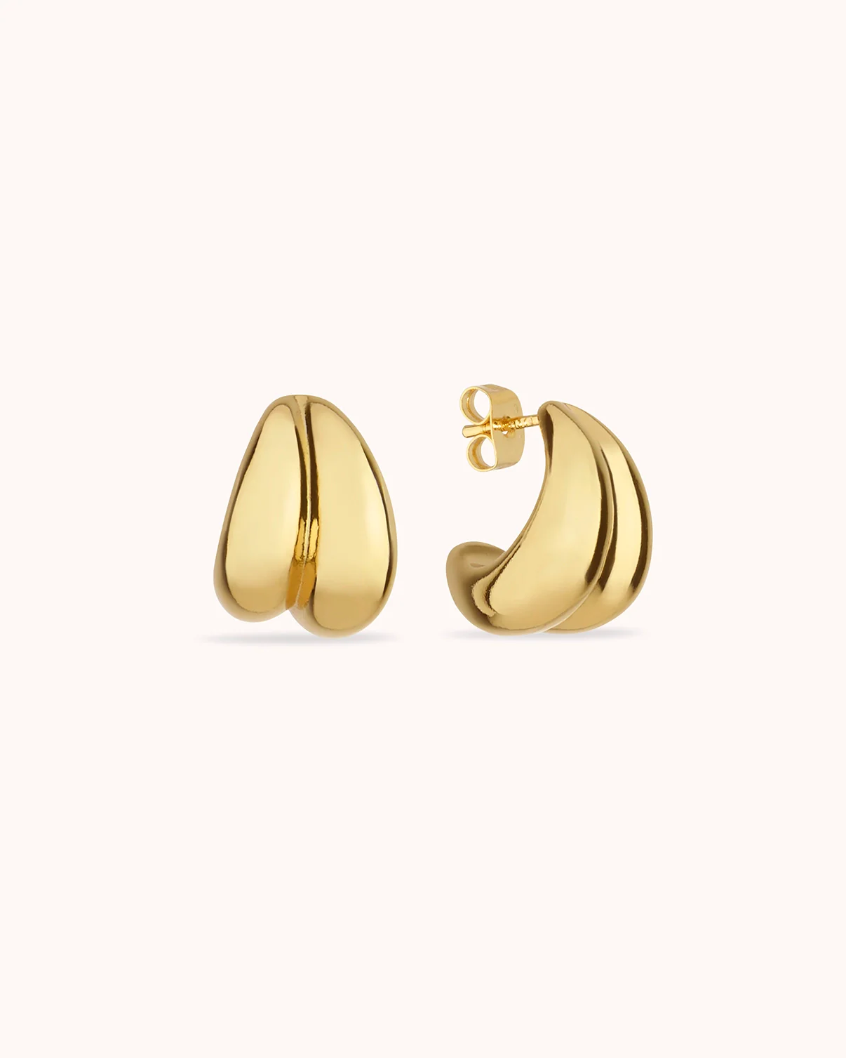 Gold earrings